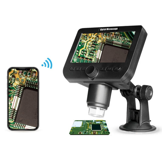 inskam317 1080P 4.3 inch LCD Screen WiFi HD Digital Microscope, Sucker Bracket - Consumer Electronics by buy2fix | Online Shopping UK | buy2fix