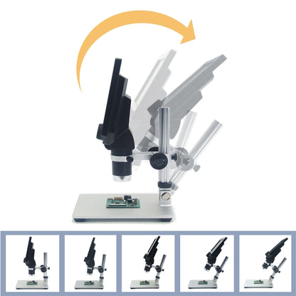 G1200 7 inch LCD Screen 1200X Portable Electronic Digital Desktop Stand Microscope, US Plug - Consumer Electronics by buy2fix | Online Shopping UK | buy2fix