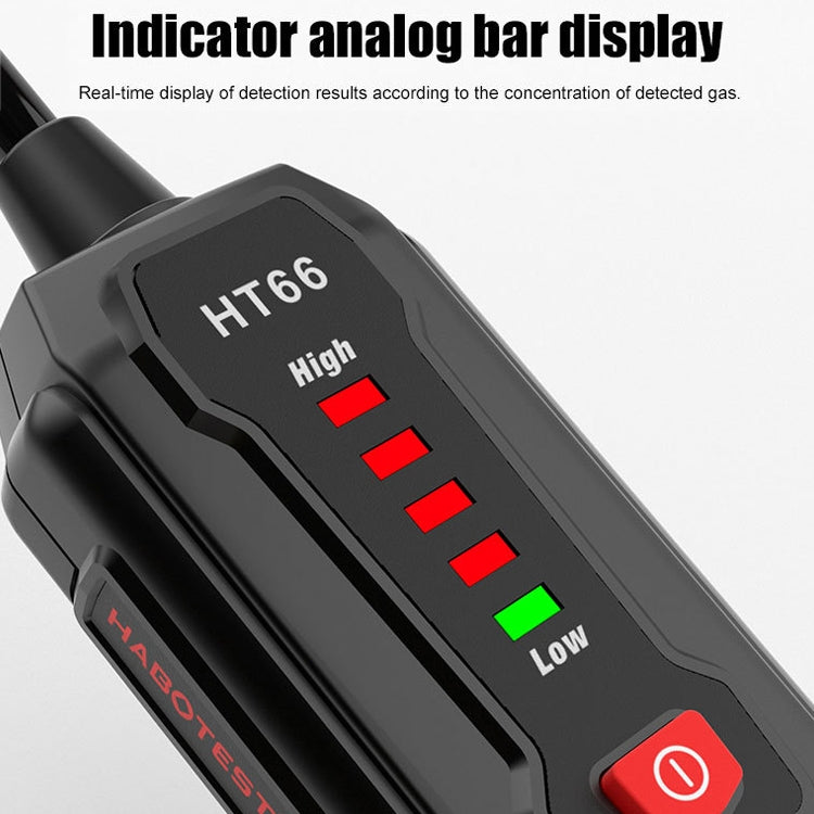 HABOTEST HT66 Combustible Gas Detector Natural Gas Leak Detector - Gas Monitor by HABOTEST | Online Shopping UK | buy2fix