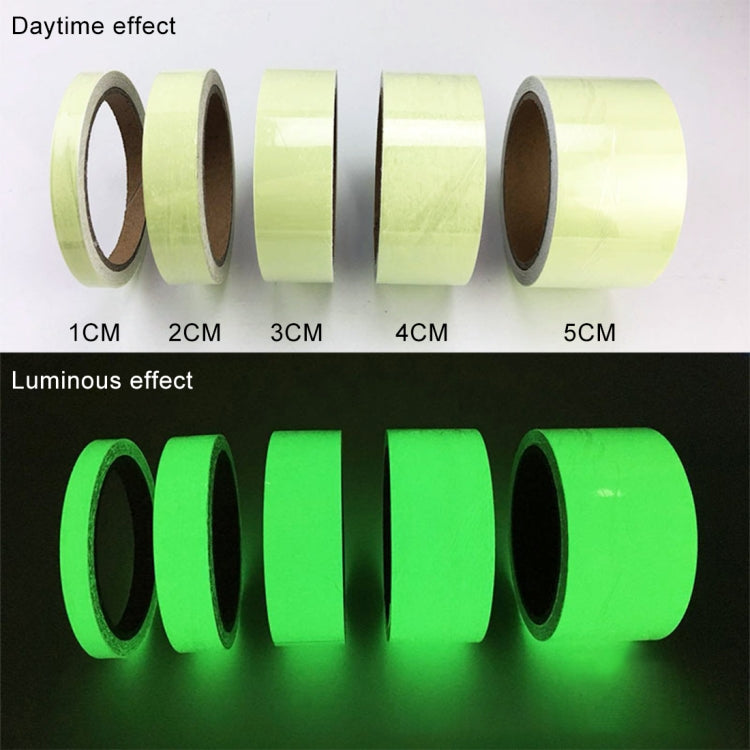 Luminous Tape Green Glow In Dark Wall Sticker Luminous Photoluminescent Tape Stage Home Decoration, Size: 5cm x 3m(Yellow Light) - Sticker by buy2fix | Online Shopping UK | buy2fix