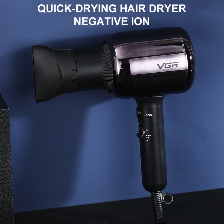 VGR V-418 2000W Negative Ion Hair Dryers with 6 Gear Adjustment, Plug Type: EU Plug - Home & Garden by VGR | Online Shopping UK | buy2fix