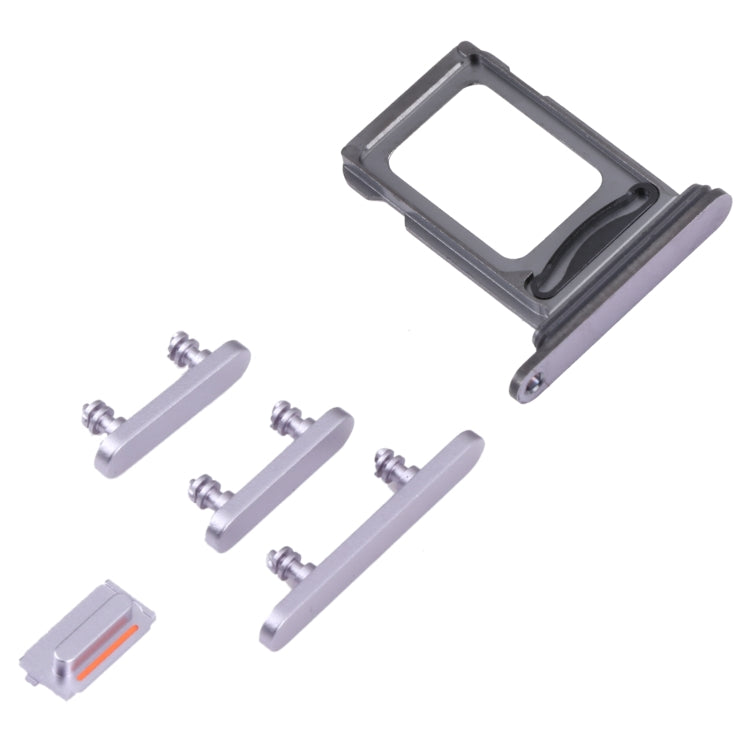 SIM Card Tray + SIM Card Tray + Side Keys for iPhone 14 Pro (Purple) - Repair & Spare Parts by buy2fix | Online Shopping UK | buy2fix