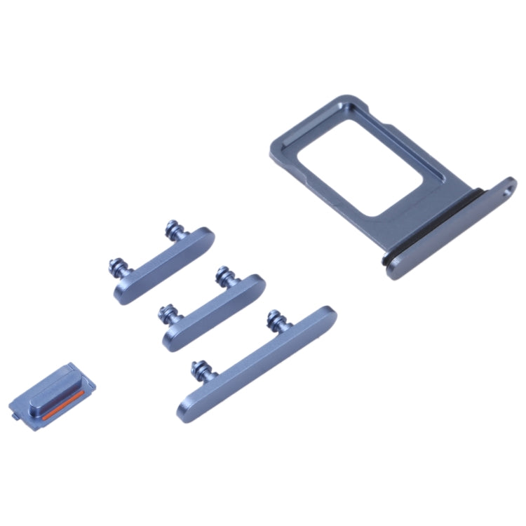 SIM Card Tray + SIM Card Tray + Side Keys for iPhone 14 Plus (Blue) - Repair & Spare Parts by buy2fix | Online Shopping UK | buy2fix