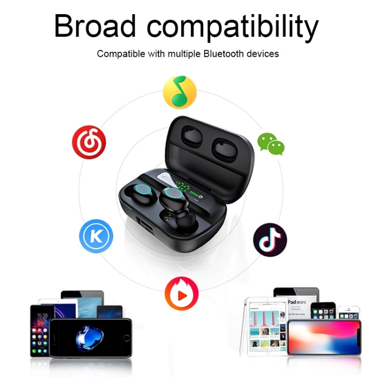 S11 TWS Touch Bluetooth Earphone with Magnetic Charging Box, Support Three-screen LED Power Display - TWS Earphone by buy2fix | Online Shopping UK | buy2fix