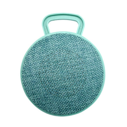 A01L Cloth Texture Round Portable Mini Bluetooth Speaker, Support Hands-free Call & TF Card(Green) - Mini Speaker by buy2fix | Online Shopping UK | buy2fix