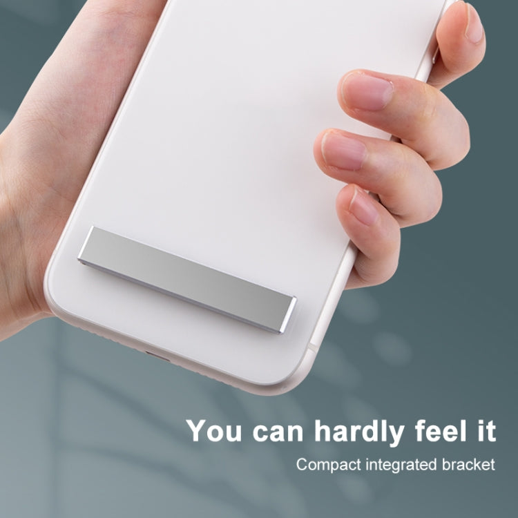 R-JUST SJ07 Linear Shape Magnetic Folding Portable Aluminum Alloy Mobile Phone Holder - Hand-Sticking Bracket by R-JUST | Online Shopping UK | buy2fix