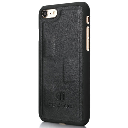 DG.MING For iPhone SE 2020 & 8 & 7  Crazy Horse Texture Horizontal Flip Detachable Magnetic Protective Case with Holder & Card Slots & Wallet(Black) - More iPhone Cases by DG.MING | Online Shopping UK | buy2fix