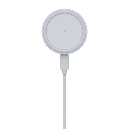 JJT-963 15W QI Standard Round Magsafe Wireless Fast Charge Charger for iPhone 12 Series(White) - Apple Accessories by buy2fix | Online Shopping UK | buy2fix