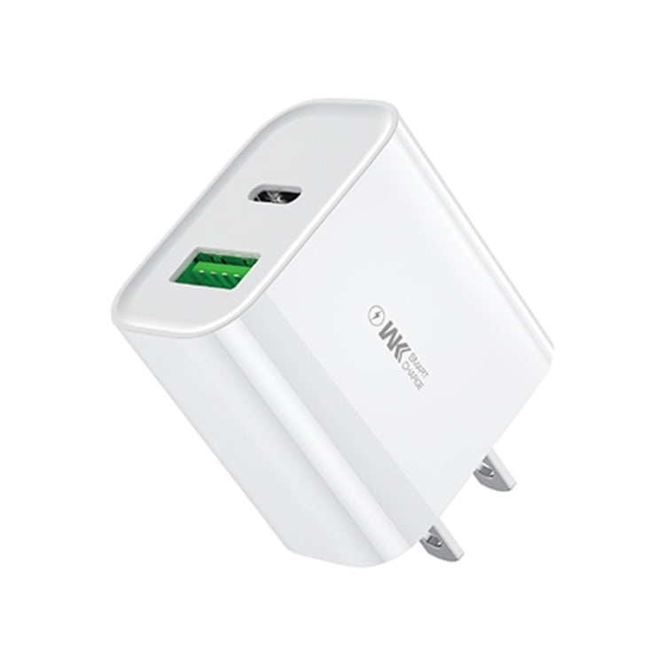 WK WP-U53 QC3.0 Charger 20W USB Type-C Maxspeed PD Fast Charger(US Plug) - Apple Accessories by WK | Online Shopping UK | buy2fix