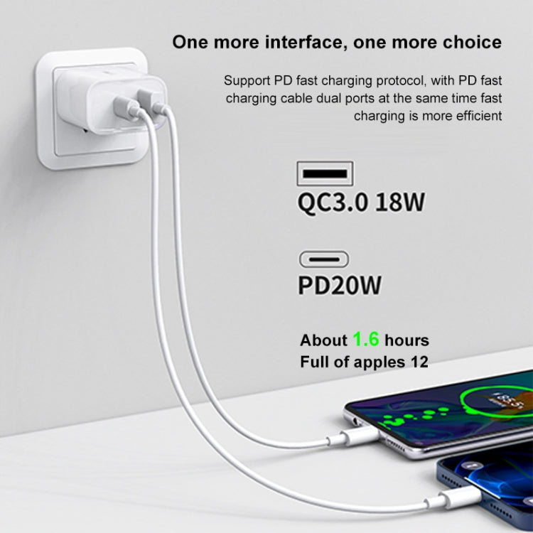 WK WP-U53 QC3.0 Charger 20W USB Type-C Maxspeed PD Fast Charger(EU Plug) - Apple Accessories by WK | Online Shopping UK | buy2fix