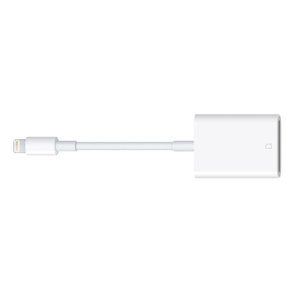 8 Pin to SD Card Camera Reader Adapter, Support iOS 9.2-11 System, For iPhone, iPad(White) - Converter & Adapter by buy2fix | Online Shopping UK | buy2fix