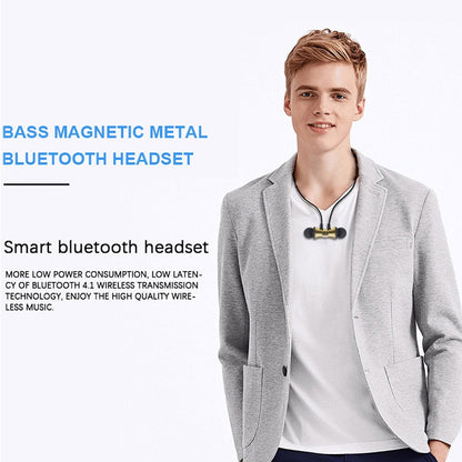 XT11 Magnetic In-Ear Wireless Bluetooth V4.2 Earphones(Blue) - Neck-mounted Earphone by buy2fix | Online Shopping UK | buy2fix