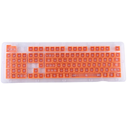 104 Keys Double Shot PBT Backlit Keycaps for Mechanical Keyboard(Orange) - Silicone / Sticker by buy2fix | Online Shopping UK | buy2fix