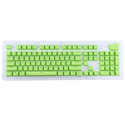 104 Keys Double Shot PBT Backlit Keycaps for Mechanical Keyboard (Green) - Silicone / Sticker by buy2fix | Online Shopping UK | buy2fix