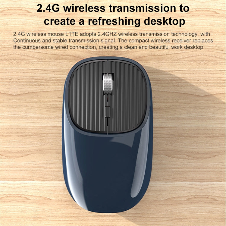 MKESPN SXS-5600 Type-C Rechargeable 2.4G Wireless Mouse(Red) - Wireless Mice by MKESPN | Online Shopping UK | buy2fix