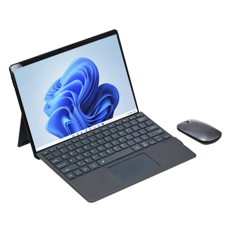 For Microsoft Surface Pro 8 Tablet Colorful Backlight Bluetooth Keyboard Leather Case with Pen Slot - Wireless Keyboard by buy2fix | Online Shopping UK | buy2fix