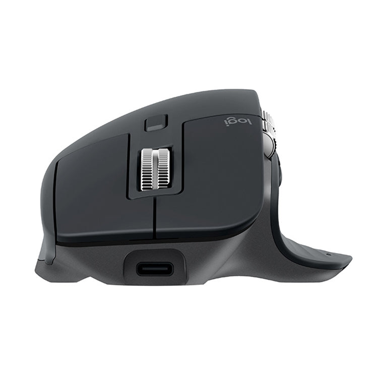 Logitech MX Master 3s 8000DPI 2.4GHz Ergonomic Wireless Bluetooth Dual Mode Mouse (Black) - Wireless Mice by Logitech | Online Shopping UK | buy2fix