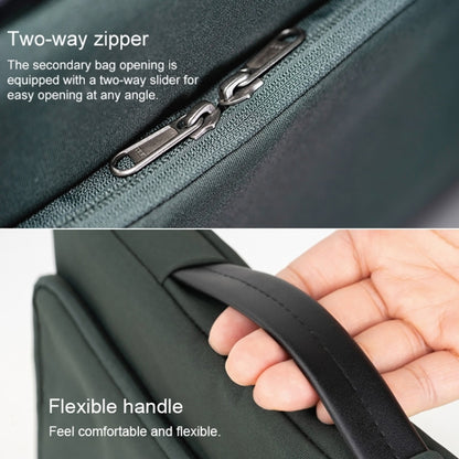 POFOKO E550 15.6 inch Portable Waterproof Polyester Laptop Handbag(Khaki) - Other by POFOKO | Online Shopping UK | buy2fix
