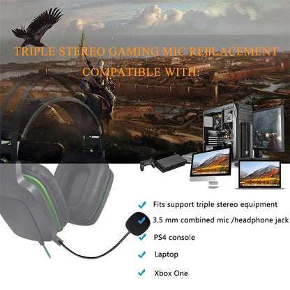 ZJ033MR-03 19cm Mono 3.5mm Angle Head Plug Gaming Headset Sound Card Live Microphone - Consumer Electronics by buy2fix | Online Shopping UK | buy2fix