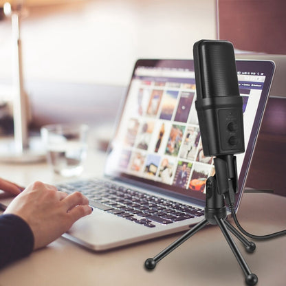 Yanmai SF-970 Professional Condenser Sound Recording Microphone with Tripod Holder & USB Cable , Cable Length: 1.8m(Black) - Consumer Electronics by Yanmai | Online Shopping UK | buy2fix