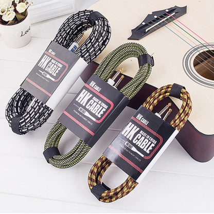 Wooden Guitar Bass Connection Cable Noise Reduction Audio Cable, Cable Length: 5m, Random Color Delivery - Consumer Electronics by buy2fix | Online Shopping UK | buy2fix