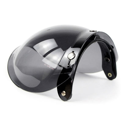 Soman Motorcycle Bubble Visor Open Face Helmet Visor Helmet Windshield Shield with Transparent Frame(Mirror) - Helmets by SOMAN | Online Shopping UK | buy2fix