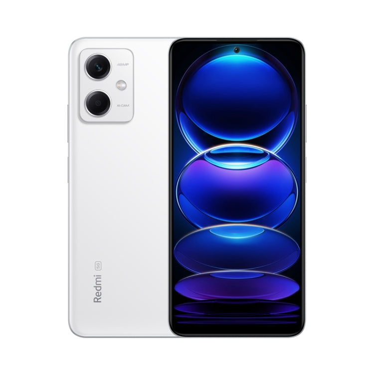 Xiaomi Redmi Note 12 5G, 48MP Camera, 8GB+128GB, Dual Back Cameras, 5000mAh Battery, Side Fingerprint Identification, 6.67 inch MIUI 13 Qualcomm Snapdragon 4 Gen1 Octa Core up to 2.0GHz, Network: 5G, Dual SIM, IR, Not Support Google Play(White) - Xiaomi Redmi by Xiaomi | Online Shopping UK | buy2fix