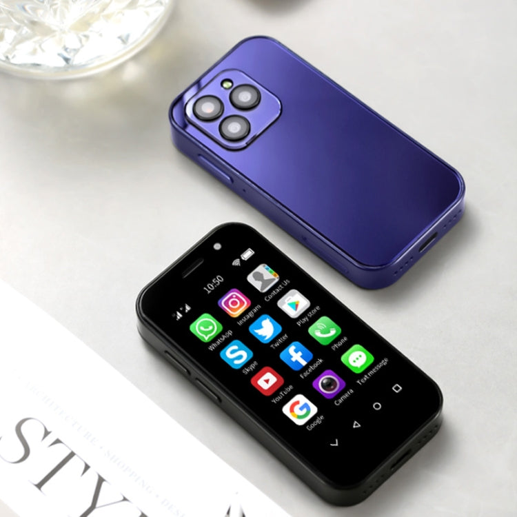 SOYES 14 Pro, 3GB+64GB, Face Recognition, 3.0 inch Android 9.0 MTK6739CW Quad Core up to 1.28GHz, OTG, Network: 4G, Dual SIM, Support Google Play(Purple) - SOYES by SOYES | Online Shopping UK | buy2fix