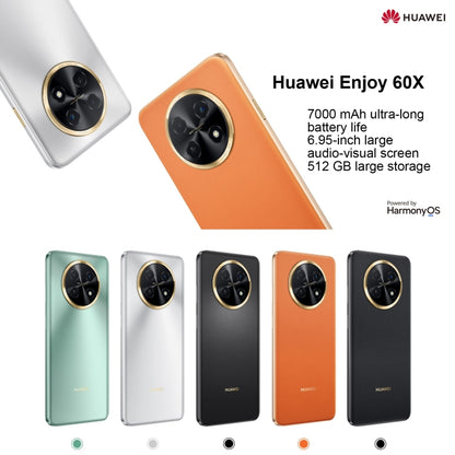 Huawei Enjoy 60X 128GB STG-AL00, China Version, Dual Back Cameras, Side Fingerprint Identification, 7000mAh Battery, 6.95 inch HarmonyOS 3.0 Qualcomm Snapdragon 680 Octa Core 2.4GHz, Network: 4G, OTG, NFC, Not Support Google Play(Black) - Huawei Mate & P by Huawei | Online Shopping UK | buy2fix