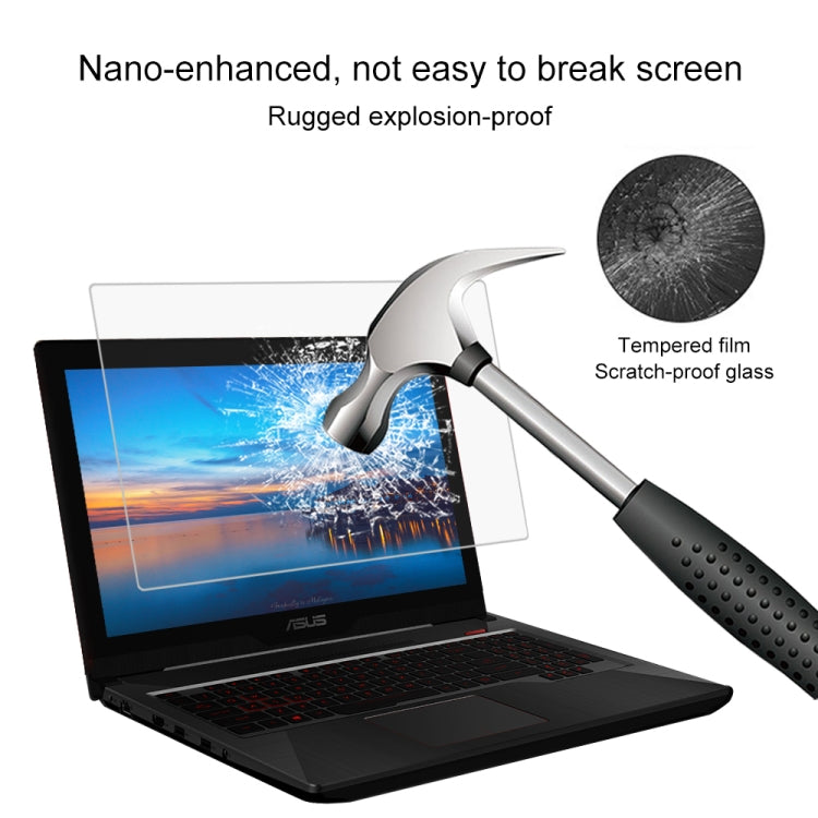 Laptop Screen HD Tempered Glass Protective Film for ASUS FX503 15.6 inch - Screen Protection Film by buy2fix | Online Shopping UK | buy2fix