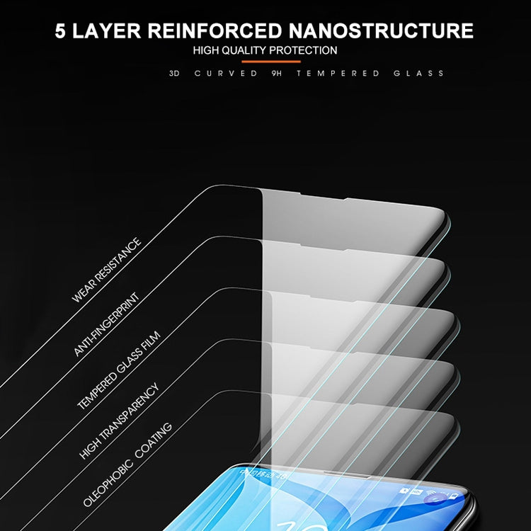 UV Liquid Curved Full Glue Tempered Glass for OnePlus 7 Pro - OnePlus Tempered Glass by buy2fix | Online Shopping UK | buy2fix