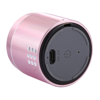 PTH-02 Portable True Wireless Stereo Mini Bluetooth Speaker with LED Indicator & Sling(Pink) - Mini Speaker by buy2fix | Online Shopping UK | buy2fix