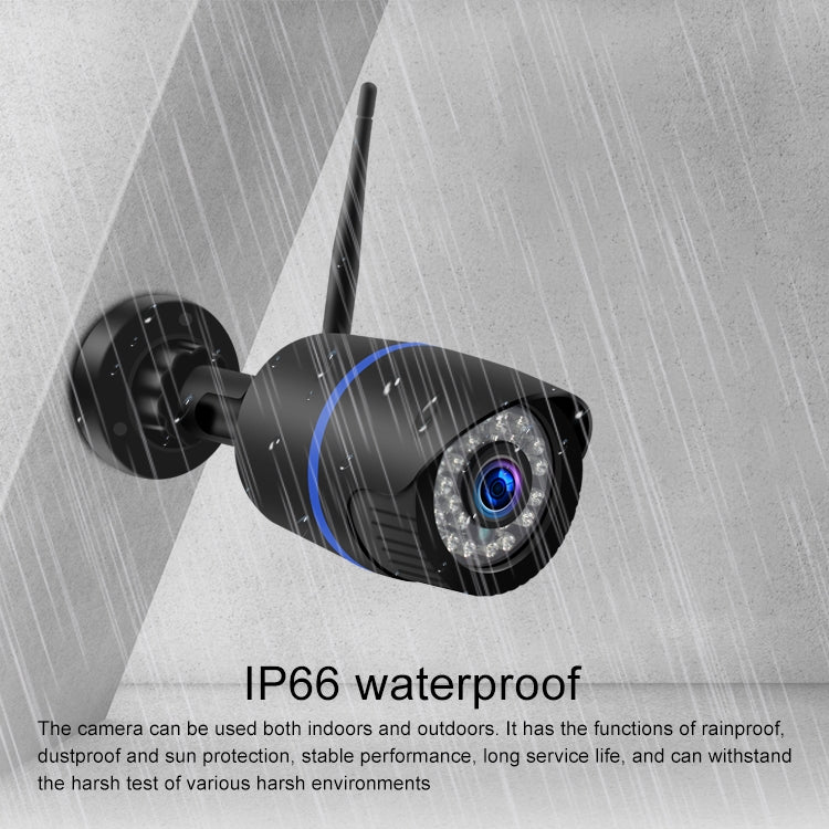 Q4 2.0 Million Pixels 1080P HD Wireless IP Camera, Support Motion Detection & Two-way Audio & Infrared Night Vision & TF Card, EU Plug - Security by buy2fix | Online Shopping UK | buy2fix