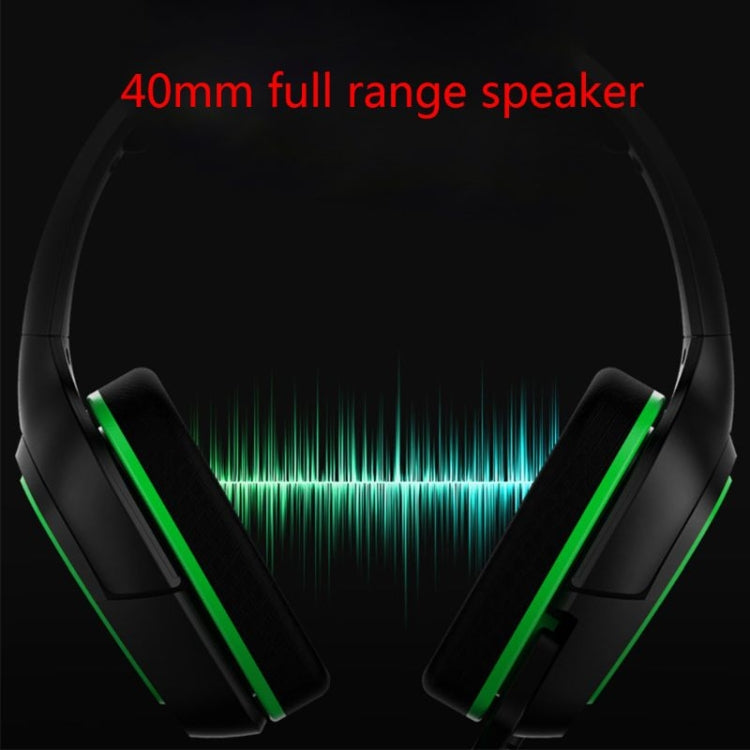 IPEGA PG-R006 Computer Games Wired Headset Noise Reduction Headphones with Mic for Sony PS4 / Nintendo Switch Lite / PC / Phones(Green) - Multimedia Headset by ipega | Online Shopping UK | buy2fix