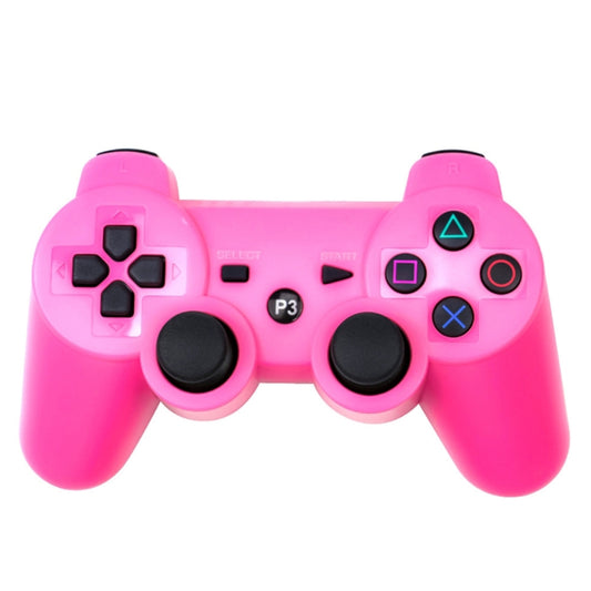Snowflake Button Wireless Bluetooth Gamepad Game Controller for PS3(Pink) - Gamepads by buy2fix | Online Shopping UK | buy2fix