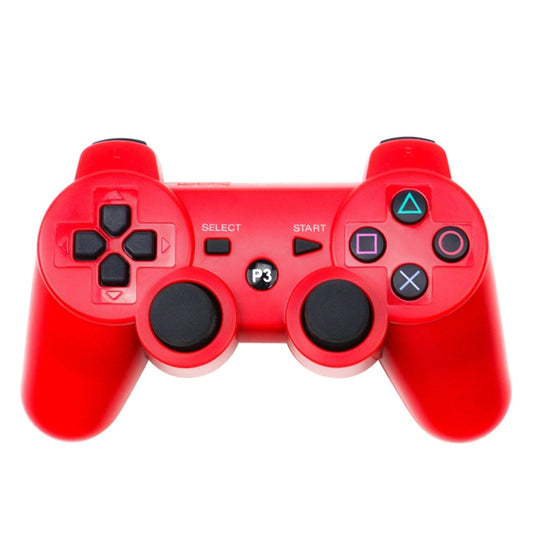 Snowflake Button Wireless Bluetooth Gamepad Game Controller for PS3(Red) - Gamepads by buy2fix | Online Shopping UK | buy2fix