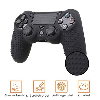 Non-slip Silicone Protective Case for Sony PS4(Black) - Cases by buy2fix | Online Shopping UK | buy2fix