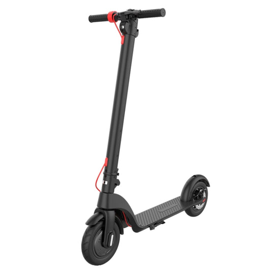 [EU Warehouse] X7 Outdoor Waterproof Foldable Off-road Scooter with 10 inch Vacuum Tires & LCD Display & LED Lights & 6.4AH Lithium Battery, Load-bearing: 20-100kg (Black) - Electric Scooters by buy2fix | Online Shopping UK | buy2fix