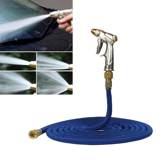 25FT 2.5m Car High Pressure Washing Tool Telescopic Water Pipe Set(Blue) - Car washing supplies by buy2fix | Online Shopping UK | buy2fix