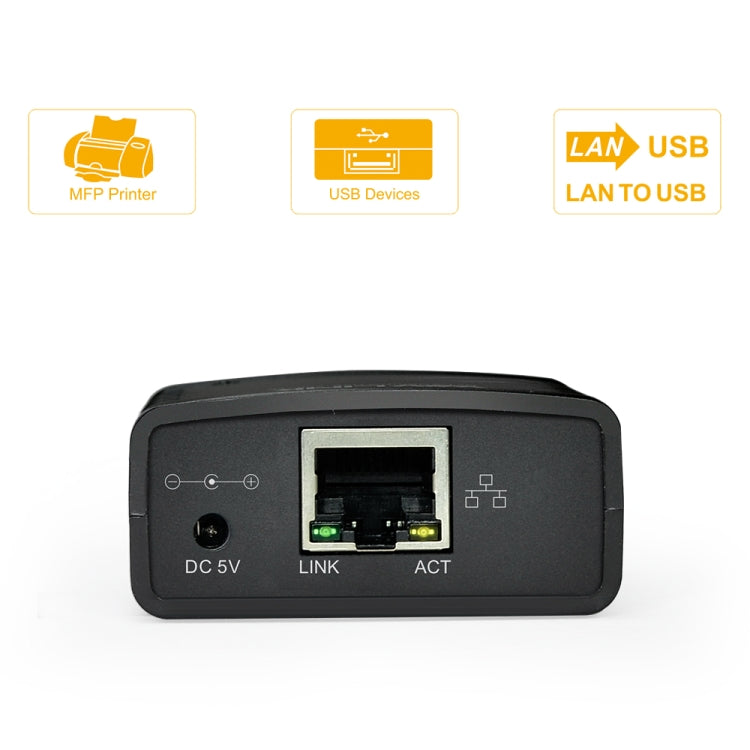 WAVLINK USB 2.0 Networking Server, EU Plug - Printer Accessories by WAVLINK | Online Shopping UK | buy2fix