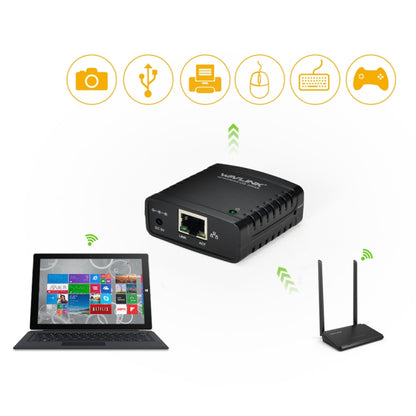 WAVLINK USB 2.0 Networking Server, EU Plug - Printer Accessories by WAVLINK | Online Shopping UK | buy2fix