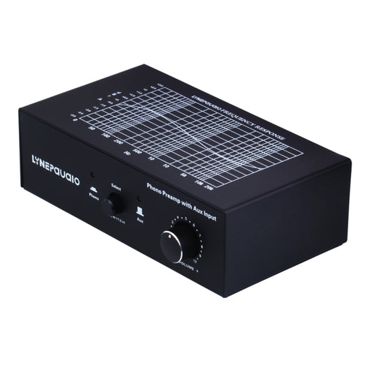 B855 LINEPAUDIO Phone Prephonograph Signal Amplifier with Auxiliary Input and Volume Control (Black) - Consumer Electronics by buy2fix | Online Shopping UK | buy2fix