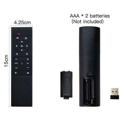 MT12 2.4G Air Mouse Remote Control with Fidelity Voice Input & IR Learning for PC & Android TV Box & Laptop & Projector - MINI PC Accessories & Gadgets by buy2fix | Online Shopping UK | buy2fix