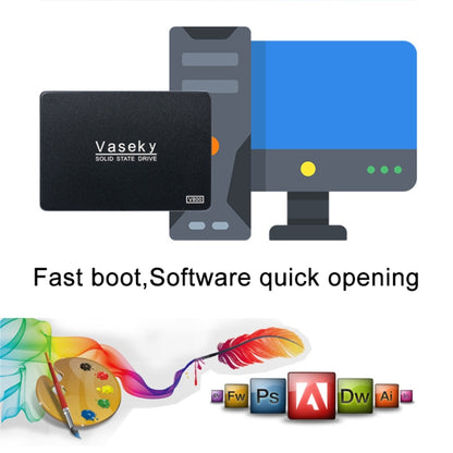 Vaseky V800 240GB 2.5 inch SATA3 6GB/s Ultra-Slim 7mm Solid State Drive SSD Hard Disk Drive for Desktop, Notebook - Solid State Drives by Vaseky | Online Shopping UK | buy2fix