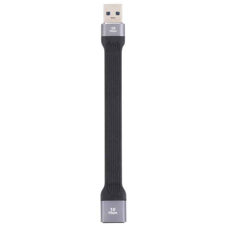 10Gbps USB Male to USB Female Soft Flat Sync Data Fast Charging Cable -  by buy2fix | Online Shopping UK | buy2fix