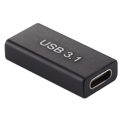 Type-C / USB-C Female to USB 3.0 Female Aluminium Alloy Adapter (Black) - Computer & Networking by buy2fix | Online Shopping UK | buy2fix
