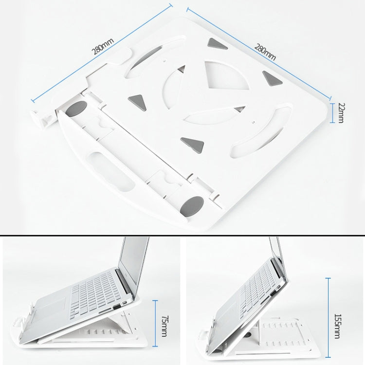 General-purpose Increased Heat Dissipation For Laptops Holder, Style: Standard Version (White) - Computer & Networking by buy2fix | Online Shopping UK | buy2fix