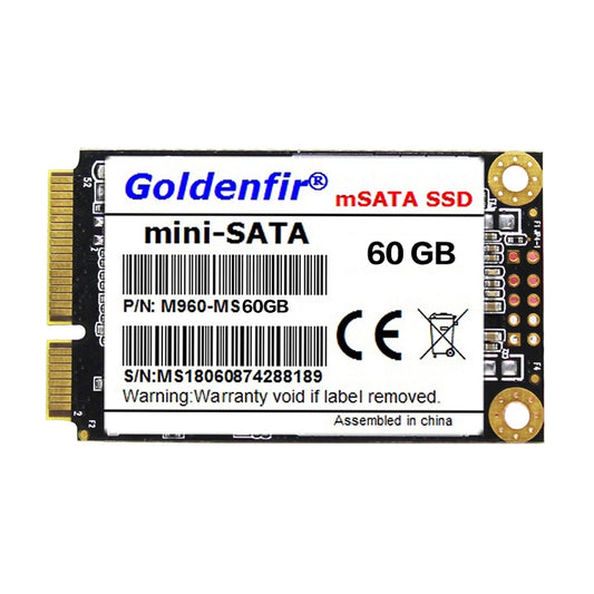 Goldenfir 1.8 inch Mini SATA Solid State Drive, Flash Architecture: TLC, Capacity: 60GB - Computer & Networking by Goldenfir | Online Shopping UK | buy2fix