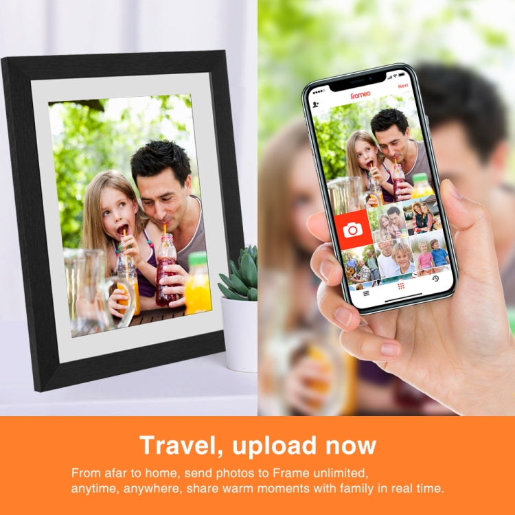 G100 10.1 inch LCD Screen WIFI Cloud Album Digital Photo Frame Electronic Photo Album with Touch Rotating Screen & Video Push (EU Plug) - Consumer Electronics by buy2fix | Online Shopping UK | buy2fix