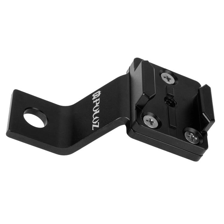 PULUZ Fixed Metal Motorcycle Holder Mount for GoPro Hero11 Black / HERO10 Black /9 Black /8 Black /7 /6 /5 /5 Session /4 Session /4 /3+ /3 /2 /1, DJI Osmo Action and Other Action Cameras(Black) - DJI & GoPro Accessories by PULUZ | Online Shopping UK | buy2fix